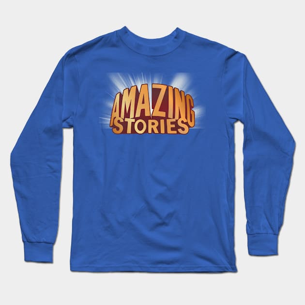 Amazing Stories Retro 80s TV Show Long Sleeve T-Shirt by darklordpug